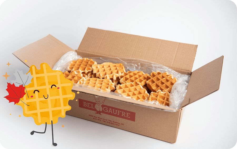 Gaufre à l’érable – Paquet de 40 gaufres